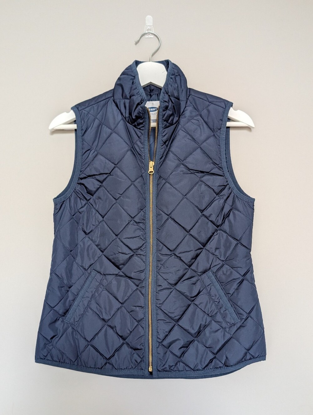 Old Navy Quilted Navy Puffer Vest Size XS